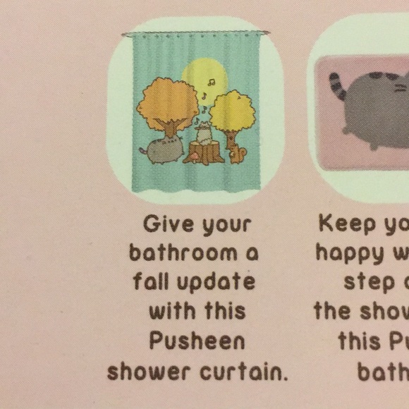 pusheen bathroom accessories